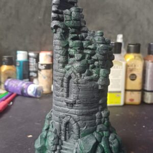 Yıkık Kale Kulesi 3D Baskı